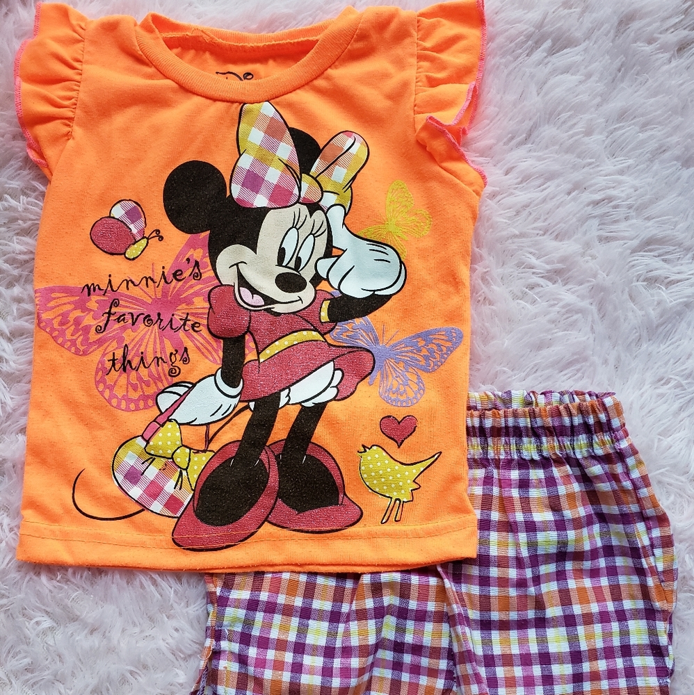 Disney toddler Girls 2-pc mini mouse short set